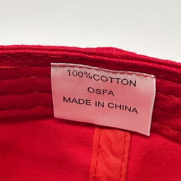 Jim Beam Racing Robby Gordon Signed Hat Baseball Cap NASCAR Strapback Red - Picture 9 of 10